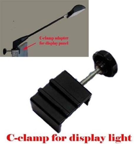 DSM Tm C-clamp Adapter Converter for Pop up Tension Booth Display Light LED/Halogen in Saudi Arabia