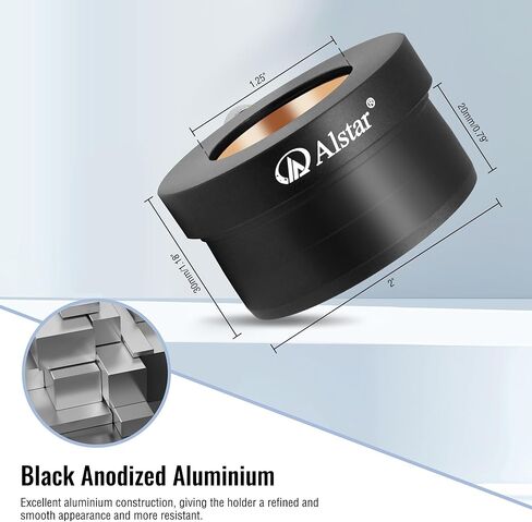 Alstar 1.25" 58 Degree 9mm Telescope Eyepiece - Bundle with - 2 inch to 1.25 inch Telescope Eyepiece Adapter in Saudi Arabia