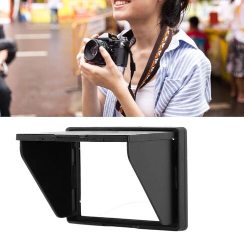 Camera LCD Sun Shade, 3 Inch Folding LCD Viewfinder Screen Protector Hood, Sun Hood for A7 A7M2 A7R2 A7M3 A9 Cameras Outdoor Photography Accessory in Saudi Arabia