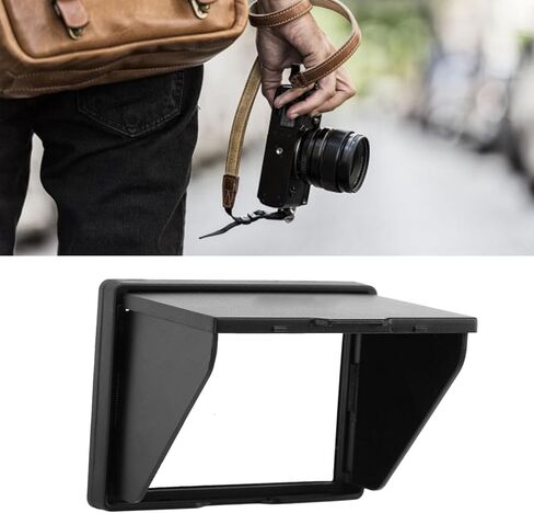 Camera LCD Sun Shade, 3 Inch Folding LCD Viewfinder Screen Protector Hood, Sun Hood for A7 A7M2 A7R2 A7M3 A9 Cameras Outdoor Photography Accessory in Saudi Arabia