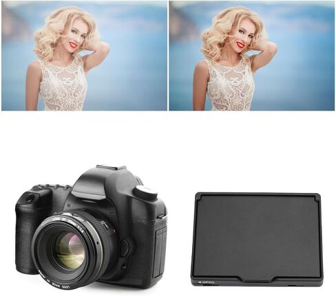 Camera LCD Sun Shade, 3 Inch Folding LCD Viewfinder Screen Protector Hood, Sun Hood for A7 A7M2 A7R2 A7M3 A9 Cameras Outdoor Photography Accessory in Saudi Arabia