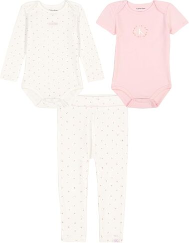 Calvin Klein baby-boys 2 Bodysuits and Pant Set in Saudi Arabia