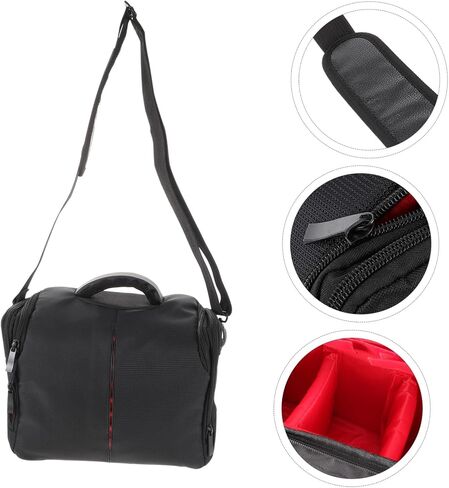 Padded Camera Bag for Strap Shockproof Lens Case and Rain Cover Lightweight Photography Pouch for Travel and Outdoor Use in Saudi Arabia