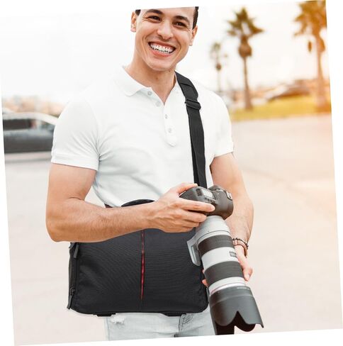 Padded Camera Bag for Strap Shockproof Lens Case and Rain Cover Lightweight Photography Pouch for Travel and Outdoor Use in Saudi Arabia