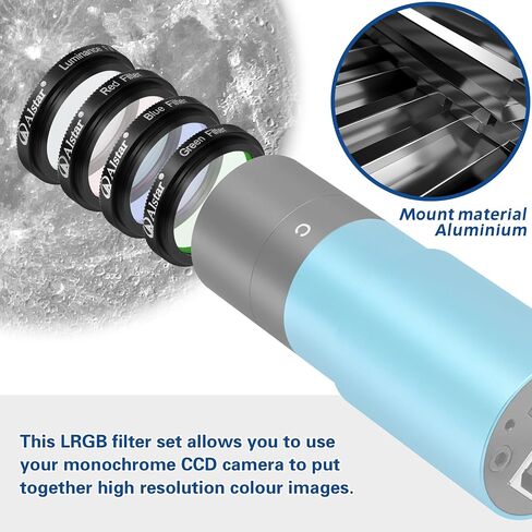 Alstar 1.25" 58 Degree 8mm Telescope Eyepiece - Bundle with - LRGB 1.25 Inch Filter Set in Saudi Arabia