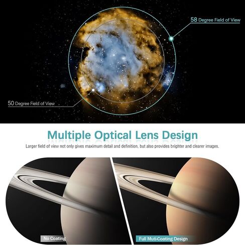 Alstar 1.25" 58 Degree 8mm Telescope Eyepiece - Bundle with - 1.25 inch 90-Degree Erecting Prism in Saudi Arabia