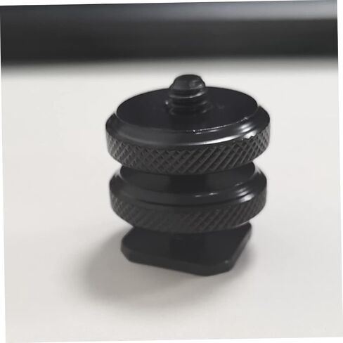 4 PCS Dual Screw Hot Shoe Flash Mount Adapter for Camera Tripod Stand Easy Installation Compatible with DSLR Flash Trigger and TTL Cable in Saudi Arabia