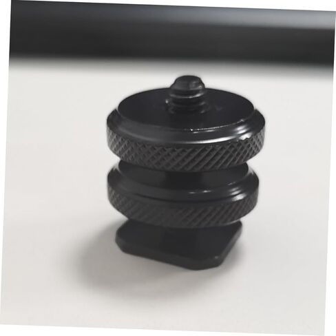 NUOBESTY 4 PCS Dual Screw Hot Shoe Mount Adapter Threaded Camera Flash Shoe Mount for DSLR Microphone Monitor LED Light Accessories in Saudi Arabia