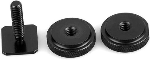 NUOBESTY 4 PCS Dual Screw Hot Shoe Mount Adapter Threaded Camera Flash Shoe Mount for DSLR Microphone Monitor LED Light Accessories in Saudi Arabia