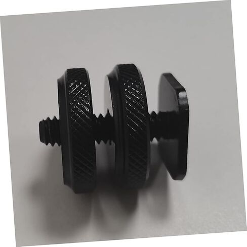 NUOBESTY 4 PCS Dual Screw Hot Shoe Mount Adapter Threaded Camera Flash Shoe Mount for DSLR Microphone Monitor LED Light Accessories in Saudi Arabia