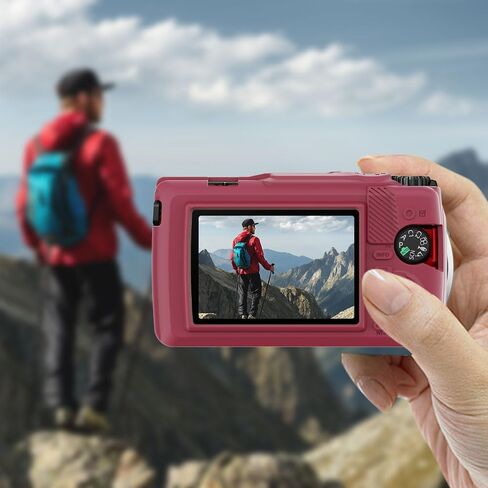 حافظة سيليكون لكاميرا Olympus Tough TG-7 الرقمية مع قطعتين واقي شاشة وحبل - أسود in Kuwait