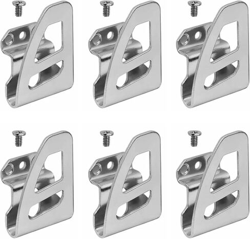 Belt Clip for Milwaukee, 6Pcs Belt Hook Stainless Steel Drill Tool Clips with Screws Replacement for 2604-20 2604-22CT 2797-22 2604-22 in Kuwait