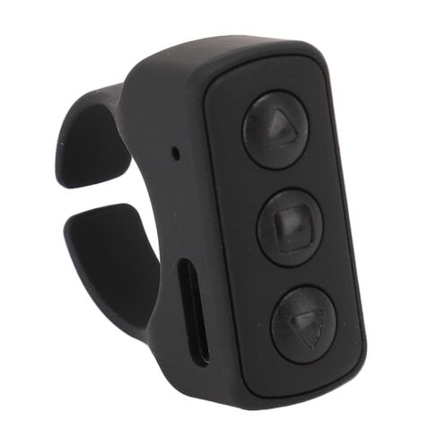 Sanpyl Remote Scrolling Ring for TikTok, Bluetooth Ring Controller Page Turner for Camera Shutter Remote Control for Smartphone Camera (Black) in Saudi Arabia