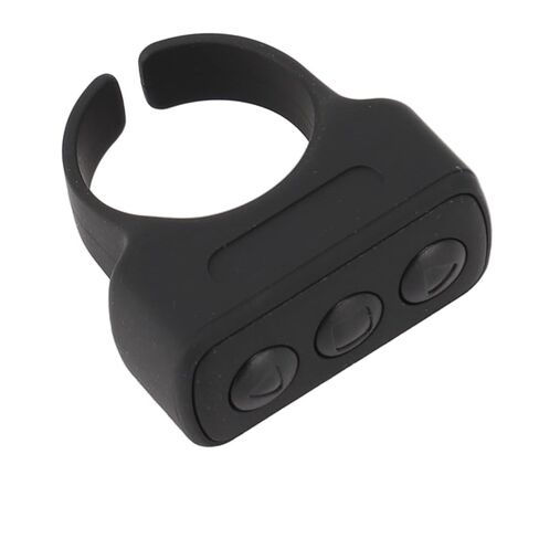 Sanpyl Remote Scrolling Ring for TikTok, Bluetooth Ring Controller Page Turner for Camera Shutter Remote Control for Smartphone Camera (Black) in Saudi Arabia