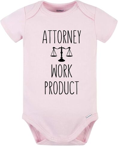 Attorney Work Product Baby Onesie® Kids Shirt for Lawyer Graduation Lawyer Parents 443 in Saudi Arabia