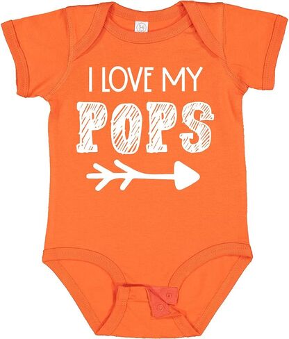 inktastic I Love My Pops with Arrow Baby Bodysuit in Saudi Arabia