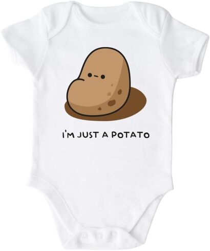 I'm Just A Potato Baby Bodysuit, Newborn Outfit, Baby Clothes, Gift for Children in Kuwait
