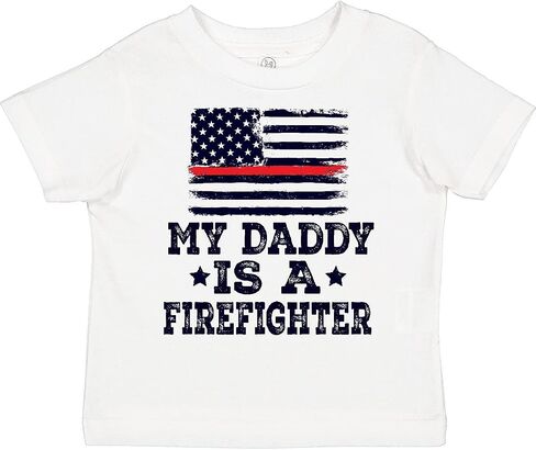 تي شيرت Inktastic Fireman Daddy هو تي شيرت للأطفال الصغار من رجال الإطفاء in Saudi Arabia