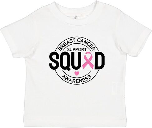 inktastic Breast Cancer Support Squad Baby T-Shirt in Saudi Arabia