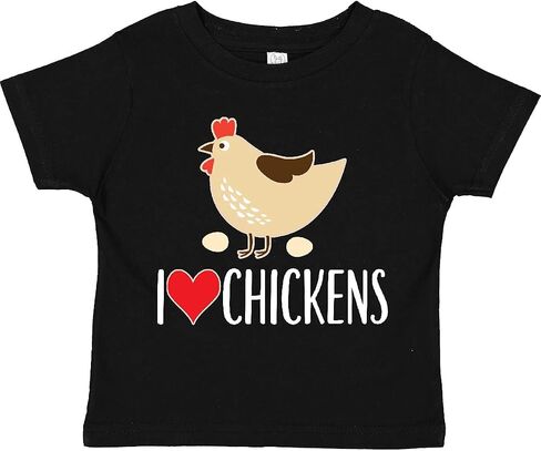 تي شيرت للأطفال الصغار من Inktastic Chickens لطيف على شكل حيوانات المزرعة in Kuwait