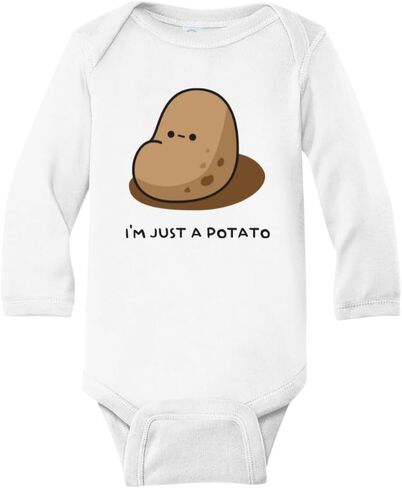 I'm Just A Potato Baby Bodysuit, Newborn Outfit, Baby Clothes, Gift for Children in Kuwait