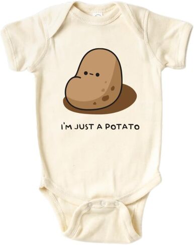 I'm Just A Potato Baby Bodysuit, Newborn Outfit, Baby Clothes, Gift for Children in Kuwait