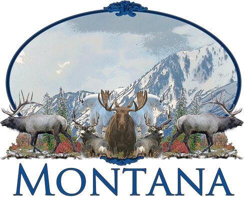تي شيرت للأطفال الرضع بأكمام طويلة من CafePress Montana تي شيرت لطيف بأكمام طويلة للأطفال الرضع in Kuwait