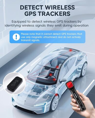 Hidden Camera Detectors with Viewfinder Bug Detector & Spy Camera Finder, Perfect for Hotels, Car, Travel & Office with Rechargeable Battery for 7 Levels Sensitivity 4 Modes in Saudi Arabia