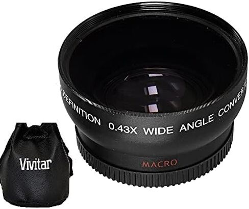عدسة Pro Hi Def واسعة الزاوية مع ماكرو لكاميرا Canon EOS M6 M50 (متوافقة مع 49 ملم) in Saudi Arabia