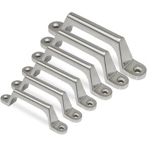 Thickened Solid 304 Stainless Steel Heavy Handle Plus Heavy Door Bow Knobs Industrial Load-Bearing Pull Handle 1Pcs(XJJ-LS100-80) in Saudi Arabia