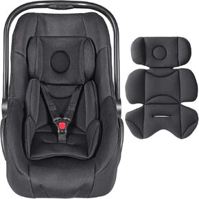Infant Car Seat Insert – Thickened, Breathable & Fold-Go Baby Head & Body Support for Infant, Soft Mesh Car Seat Cushion, Easy-Carry Protector for All Strollers & Carriers in Kuwait