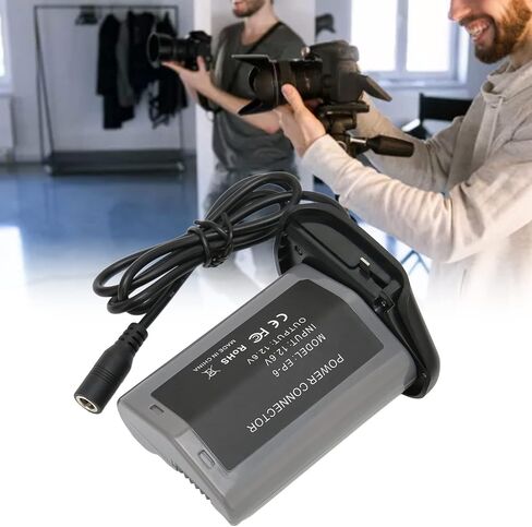 مجموعة قارنة التوصيل DC EL18 متوافقة مع D4 D4S D5 D6، بطارية دمية خارجية مع محول إمداد الطاقة، مستمرة للاستوديو، تحسين كفاءة العمل (قابس الولايات المتحدة 100‑240 فولت) in Saudi Arabia