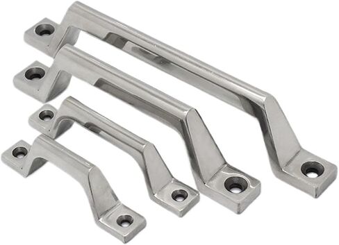 Thickened Solid 304 Stainless Steel Heavy Handle Plus Heavy Door Bow Knobs Industrial Load-Bearing Pull Handle 1Pcs(XJJ-LS100-80) in Saudi Arabia
