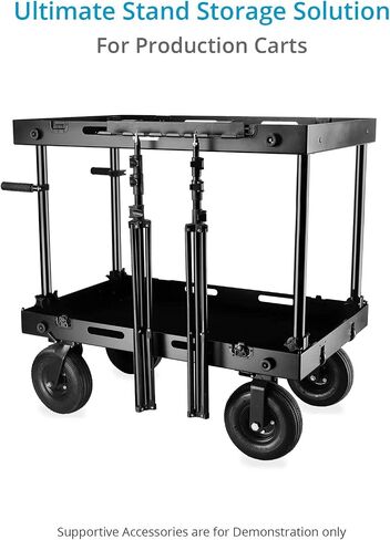 Proaim Holding Bar for Light/C-Stands & Camera Production Carts. Holding Capacity of up to 7 Stands (CT-LSHB-01) in Saudi Arabia