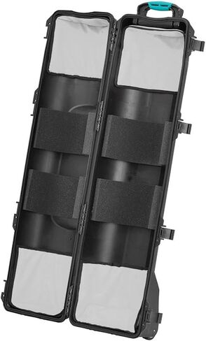 HPRC 6400WTRI Wheeled Rolling Resin Hard Case with Soft Interior Kit for Tripods, Black in Saudi Arabia