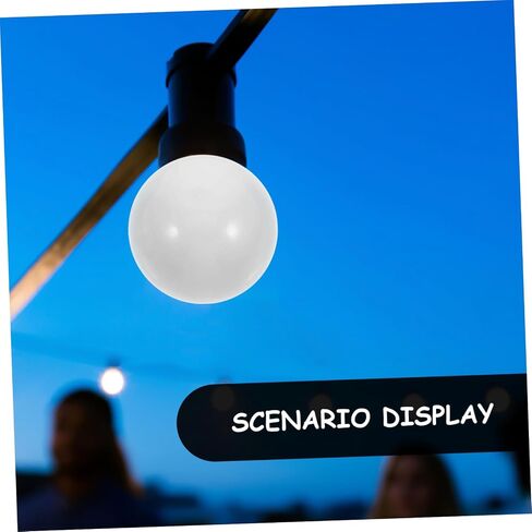 DECHOUS 6 قطع LED غلوب ضوء يغطي أباجورة الكرة المستديرة الأبيض كروية الناشرون لتوزيع الضوء مكافحة الضباب LED لمبة يغطي للإضاءة الداخلية والخارجية in Kuwait