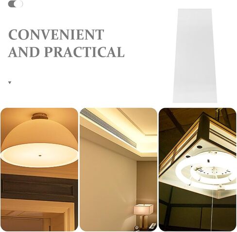 Artibetter Acrylic Light Diffuser Sheet for Pendant Lights Half- Lampshade Easy to Install 1-Piece in Saudi Arabia