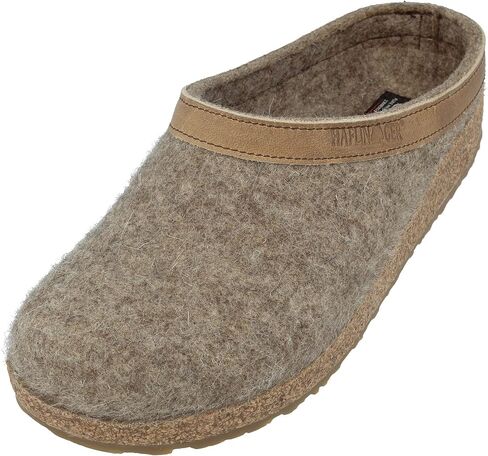 HAFLINGER Unisex's Grizzly Torben Open Back Slippers in Saudi Arabia