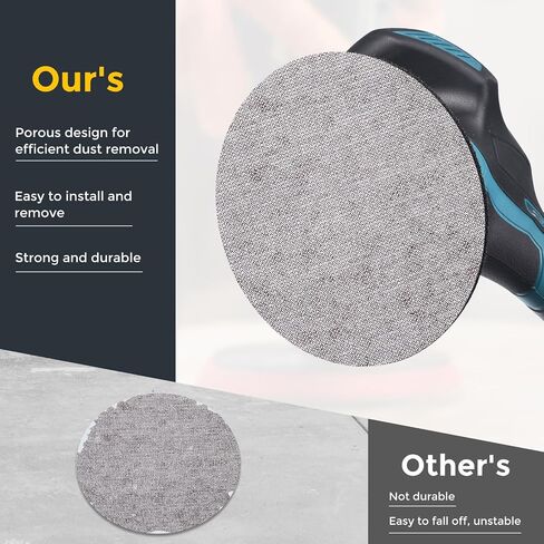 HARFINGTON 9 Inch Mesh Sanding Disc, 25pcs 40 Grit Dust Free Drywall Sandpaper Hook and Loop Sander Pads for Drywall Putty Floor in Saudi Arabia