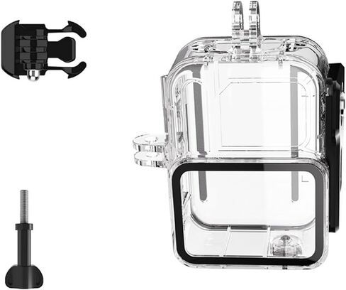 45M Waterproof Housing Case for 360 Camera Underwater Protective Shell with Mounting Screws and Bracket in Saudi Arabia