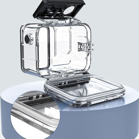 45M Waterproof Housing Case for 360 Camera Underwater Protective Shell with Mounting Screws and Bracket in Saudi Arabia
