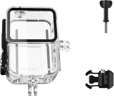 45M Waterproof Housing Case for 360 Camera Underwater Protective Shell with Mounting Screws and Bracket in Saudi Arabia
