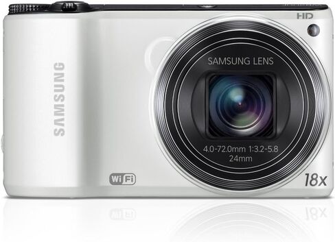 Samsung WB200F/WB250F Digital Camera 14.2 Megapixels 3-Inch Screen WiFi USB (White) in Saudi Arabia