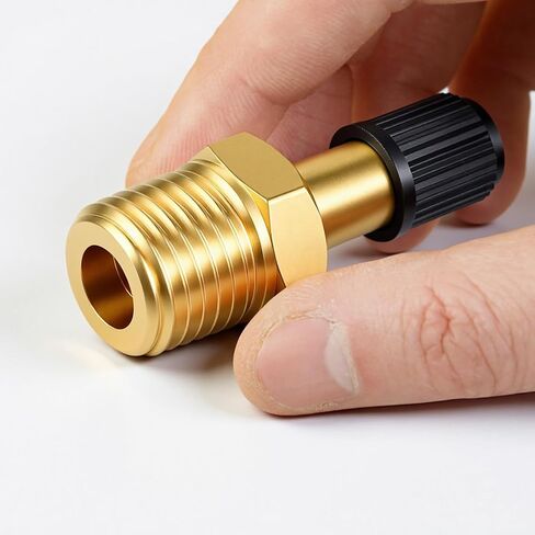1/4" Inflation Schrader Valve, 2 Pcs Schrader Valve Adapter with Push to Connect for 1/4" OD Air Line Tubing and Air Spring Suspension for Semi Truck Trailer Tractor in Saudi Arabia