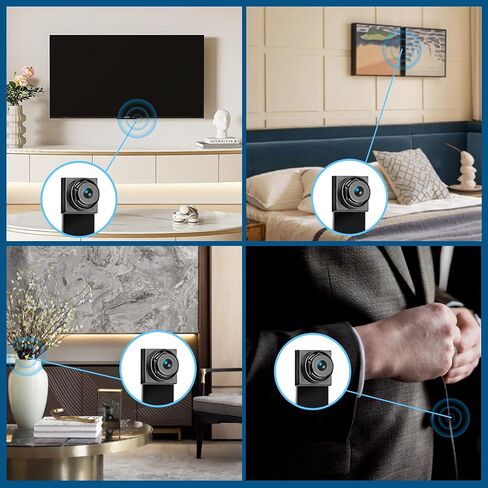 Indoor Surveillance Camera，WiFi Camera, HD 4K Camera DIY Module for Home、Office Security - Black in Saudi Arabia