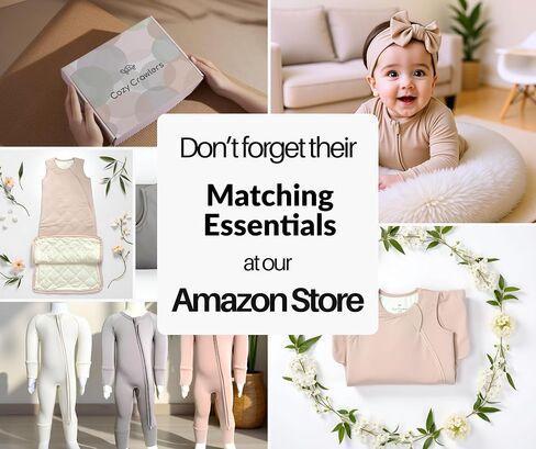 Stretchy Viscose from Bamboo Baby Pajamas, Crescent Zipper Onesie, Fold-Over Mittens & Cuffs, Infant PJs in Saudi Arabia