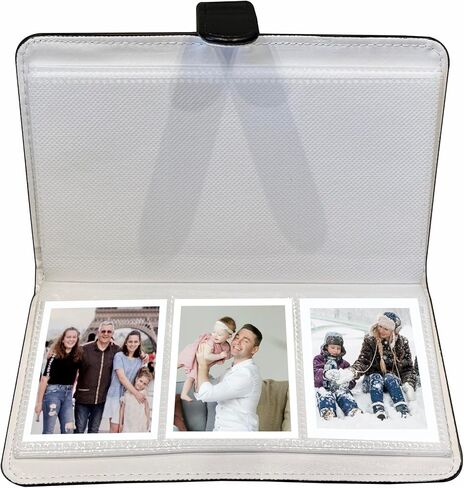 FUJIFILM Instax Mini Instant Film Bundle for Mini EVO, Mini 12, Mini 11, Mini Liplay and Mini 41 Cameras, Includes: Instant Mini Film and 108 Pocket Mini Instax Photo Album, Black (100 Exposures) in Saudi Arabia