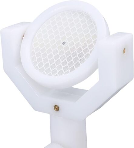 Eujgoov Surveying Prism Reflector, 50mm Diameter Reflective Target with Holder for Tunnel, Mining, and Road Surveying. Rhombus Pattern for Clear Visibility, Suitable for Total Station in Saudi Arabia
