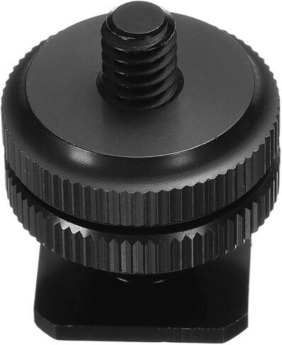 PATIKIL Hot Shoe Adapter 1/4" Male to 3/8" Male, 1 Pcs Hot Shoe Mount Adapter Camera Mount Screw Camera Video Light Converter for Microphone Holder Accessories 1.06x0.91x0.91 Inch in Saudi Arabia
