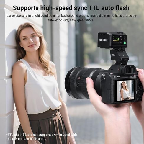Godox TR-S TTL Camera Flash Hot Shoe Riser for Sony, Compatible with Godox iT30Pro iT20 iT22 IM20 IM22 IM30, 0-90° Tilting Head for Soft Bounce Light and Direct Flash in Saudi Arabia
